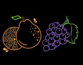 #51 for draw Hanrabong and Grape in vector illutration by saddam664
