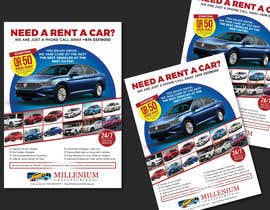 #93 untuk Designning an Advertisment (A4 size) for car rental business oleh karimulgraphic