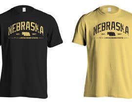 #220 dla Create a &quot;Nebraska&quot; T-shirt from my example layout/mockup.  Make it awesome! przez Moutaqii
