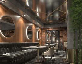 #40 dla Rendering for Hotel entrance, reception and lounge bar przez Uos3D