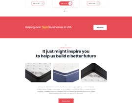 #9 para Mattress homepage website design mock-up por Tonisaha
