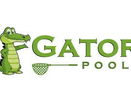 #50 za I need a logo and business card designed for my pool service company called gator pools, ideally I’d like the font with a cool cartoon gator with a t shirt on and a pool net or something better if anyone has a better idea. od teehut777