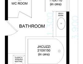 #9 สำหรับ I have a Master Bathroom need to set a nice plan โดย ssquaredesign