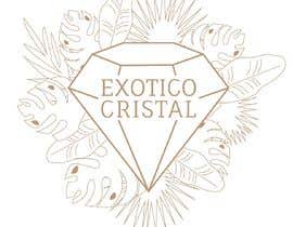#25 for Logo for my brazilian company: Exotico Cristal which means exotic crystal in english. Need a logo showing a gem or diamond with maybe a rainforest behind it, like exotic palm trees, etc. I’d like a color and black/white version. Original psd and png af DianaGrossoArt