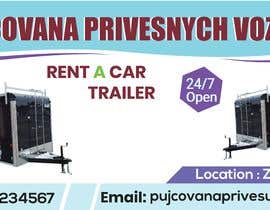 #8 for Car trailers rent banner by creativedurjoy