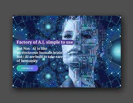 #96 for Web banner full screen about Artificial Intelligence by designmenia