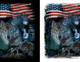 #30 dla Professional Wolf Shirt Design (Photoshop) przez AnaGocheva