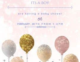 #2 para Create a baby shower event invite for facebook de Shivam0801