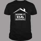 #69 para Simple Teal estate T shirt design de mdminhajuddin