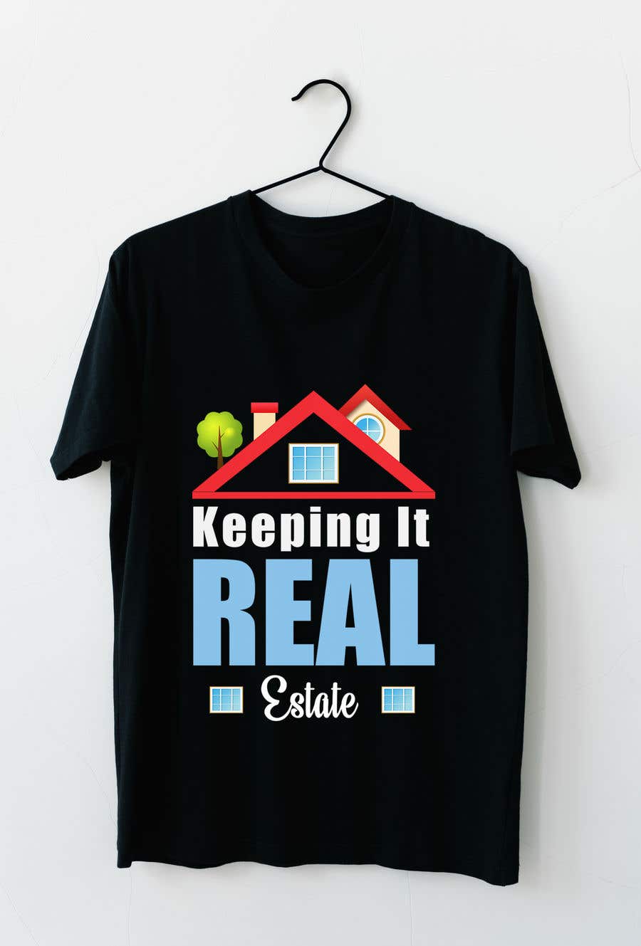 Participación en el concurso Nro.65 para                                                 Simple Teal estate T shirt design
                                            