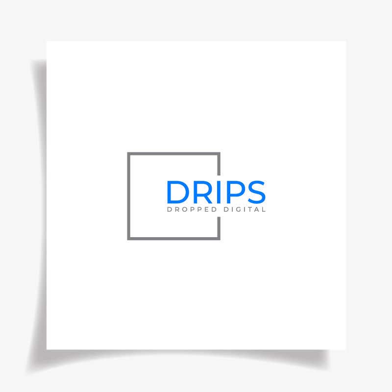 Participación en el concurso Nro.82 para                                                 I need a logo designed for my business, Drips Dropped Digital. A marketing agency that specializes in Email/SMS marketing- The 2 logos I’ve attached below are there to give you a reference of what I DO NOT want. Stay away from bright colored and crazy
                                            