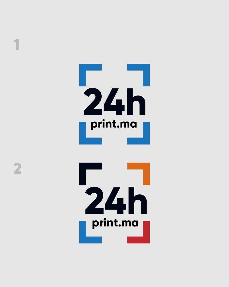 Participación en el concurso Nro.1447 para                                                 Logo design for www.24hprint.ma
                                            