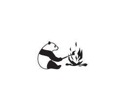 #11 for I need a logo of a panda holding a bamboo stick with fire in front that looks like hes grilling.. 
panda position should be similar to the attached photo 

panda should look a bit cartoon style by ganjarelex