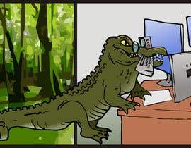#29 Cartoon Alligator részére manikmoon által