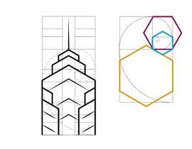 veneart님에 의한 Design empire state building logo that incorporates the Golden Ratio/Fibonacci Sequence을(를) 위한 #79