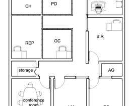 arcalaamohamed tarafından Create an office floor plan - 11/02/2020 15:41 EST için no 7