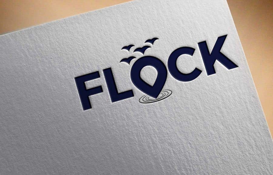 Participación en el concurso Nro.241 para                                                 Logo for a travel app "Flock"
                                            