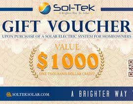 #26 para Coupon for $1000 towards the purchase of a Solar PV system de reyesonline