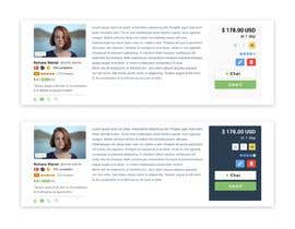 #33 for Redesign the bid card for Freelancer by Darya5669