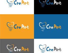 #63 for logo text  CreArt by taniatu