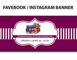 #43 för Facebook and Instagram Banner for a Candy Store av billionairejd5