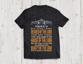 #24 para Make a bible verse t-shirt design de srmon