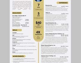 #160 untuk Sales Executive Resume Design oleh shiblee10