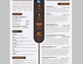 #163 untuk Sales Executive Resume Design oleh shiblee10