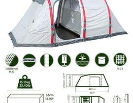 #6 para New color artwork for Tent and Sleeping bag launch 2020 de mmarif1982