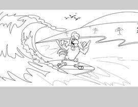 RenggaKW님에 의한 Humorous drawing of a Surfing Chicken을(를) 위한 #13
