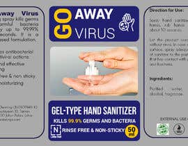#10 for Design a &quot;hand sanitizer&quot; sticker label for 50mL bottle by shuvo8520