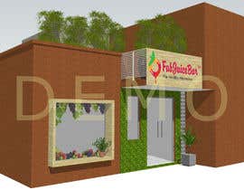 #25 for Design a New Store Interior &amp; Store Front Exterior For a Juice Bar av weelin1986