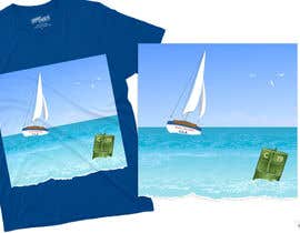#56 for Sailing Away Social Isolation T-Shirt Design by ryomboxstudio