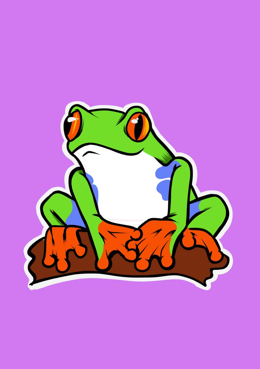 Entry #36 by dagainktattoo for Anime frog character drawn in vector |  Freelancer