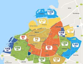 #15 untuk Price Tags for zone Map oleh designzones