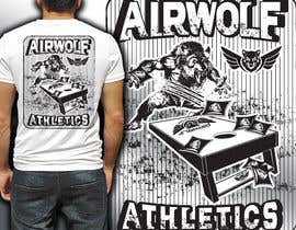 sauravarts님에 의한 AirWolf Cornhole T-shirt design을(를) 위한 #99