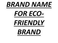 #214 for Need a name for Eco friendly brand by iqbalamna367