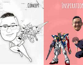 #4 for Caricature drawing with Gundam Wing theme by AdsignSolution