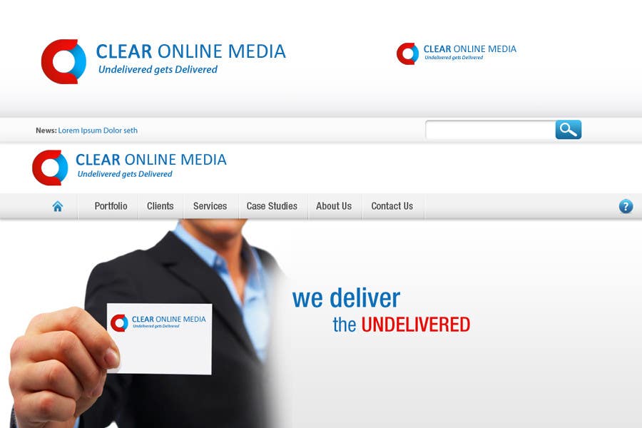 Kandidatura #48për                                                 Logo Design for CLEAR ONLINE MEDIA
                                            