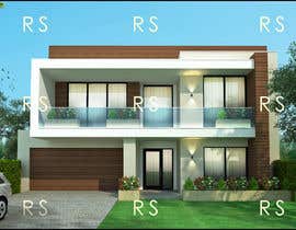 #45 for Draw 2d Facade OR a 3d Facade for the following house by ramandeepsingh90