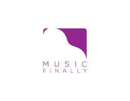 #132 pёr create a little square logo for a music online stream called MUSIC FINALLY nga tishan9