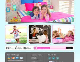 #20 untuk Home Page for Childrens Clothing Brand - PSD artwork only oleh vigneshhc