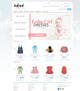 Imej kecil Penyertaan Peraduan #25 untuk                                                     Home Page for Childrens Clothing Brand - PSD artwork only
                                                
