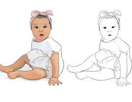 #10 for Baby portrait illustration by berragzakariae