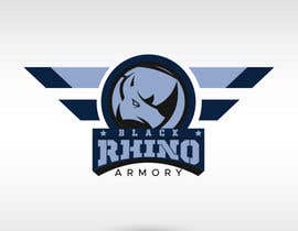 #93 dla Need logo for new company Black Rhino Armory przez fallarodrigo