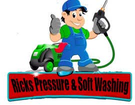 #28 for I need a logo created for a pressure/soft washing business, it just needs to read “ Ricks Pressure &amp; Soft Washing” and you can add a photo of a character spraying a house by Hshakil320