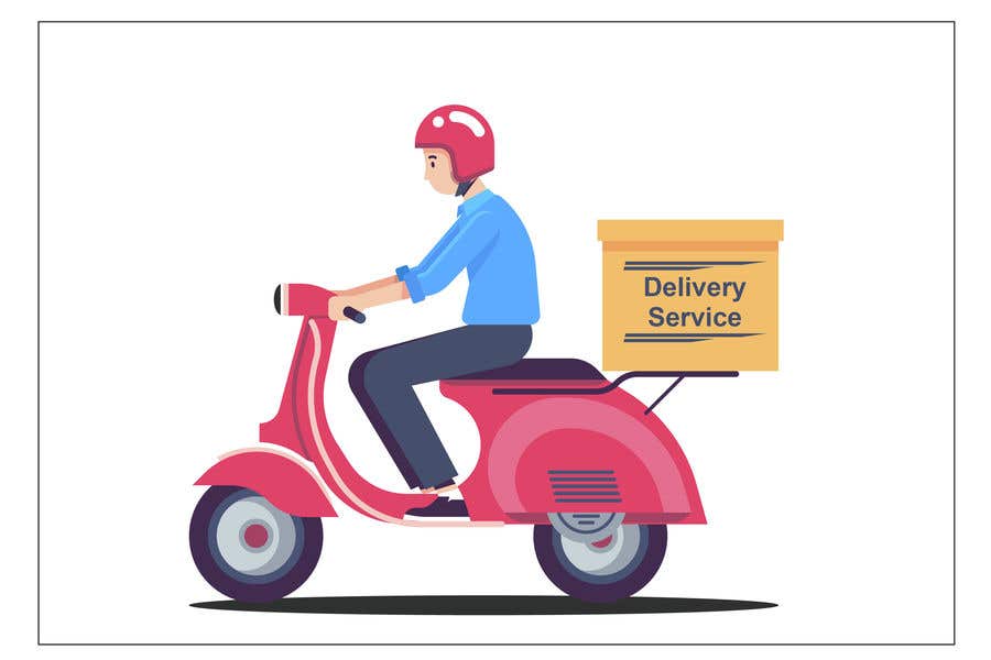 Entry #17 by rahulpandya1604 for Design a Delivery Boy Cartoon logo |  Freelancer