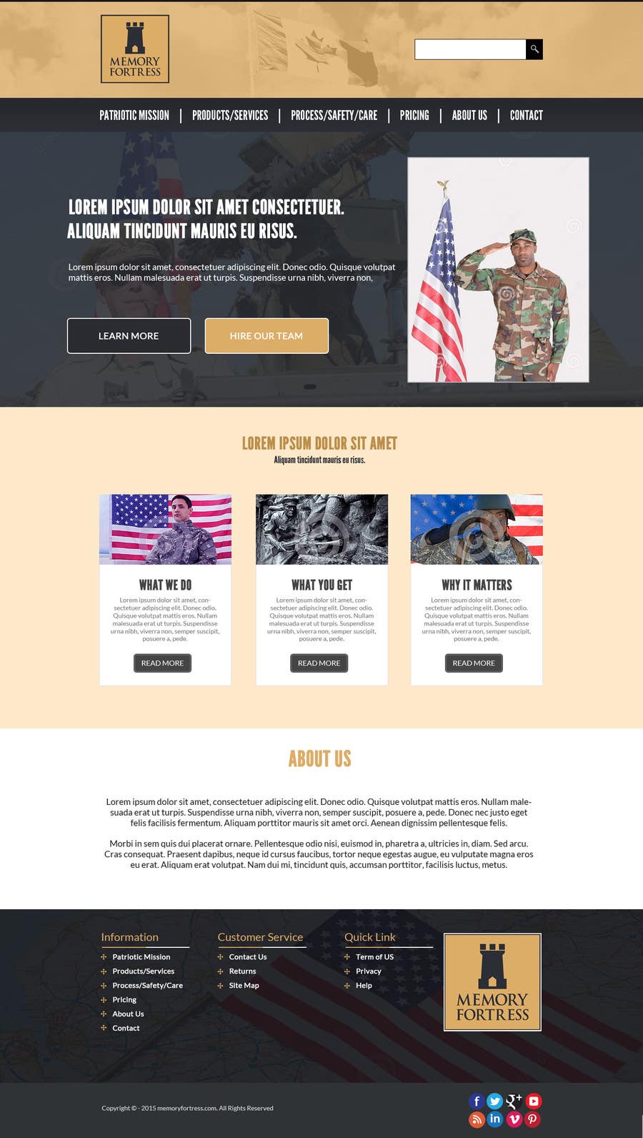 Contest Entry #6 for                                                 Design a Website Mockup for Memory Fortress
                                            