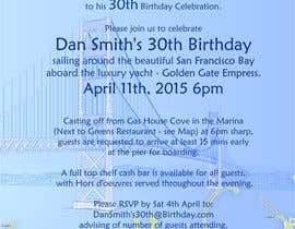 #26 for Design a 30th Birthday Invite by dwsvw