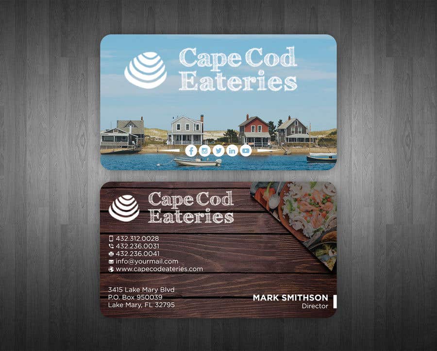 Contest Entry #254 for                                                 Business Card for Restaurant Business
                                            